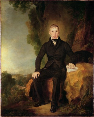 Porträt von John Loudon McAdam (1756-1836), ca. 1830 von English School